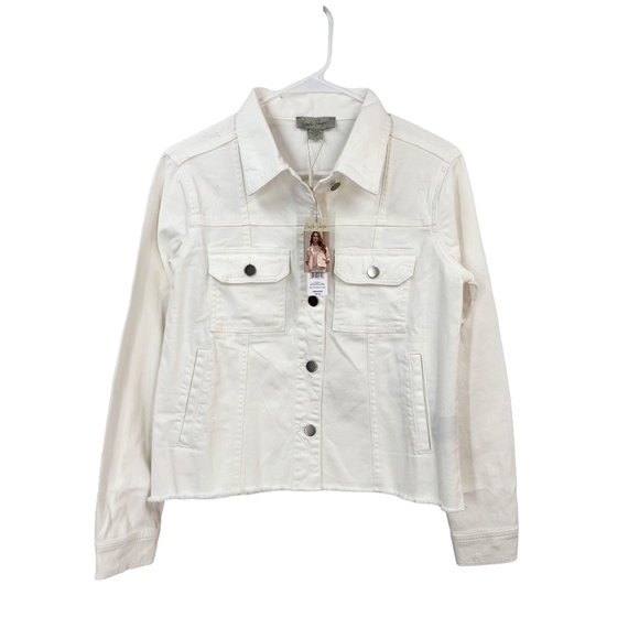 Charlie Paige Women's Jessica Cotton Denim Jacket - S/P - Picture 2 of 8